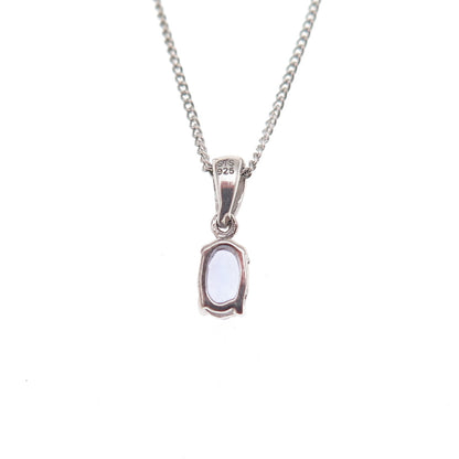 Chuck Clemency 925 Sterling Silver Real Tanzanite Cuban Chain Necklace 20"