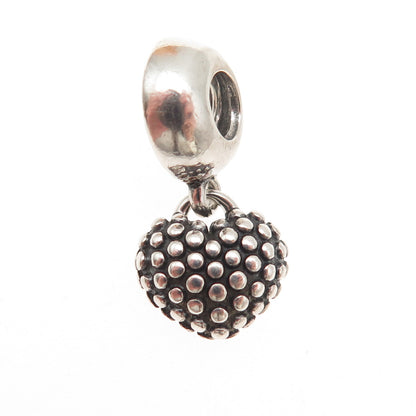 PANDORA Sterling Silver Enamel You & Me Piece of My Heart Mother Dangle Charm