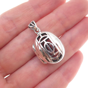 Kit Heath 925 Sterling Silver Vintage 1995 Celtic Locket Charm Pendant