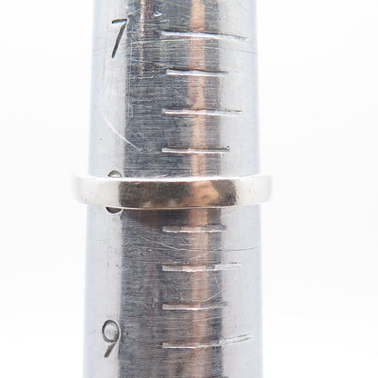 925 Sterling Silver Vintage Mexico Cross Ring Size 8.25