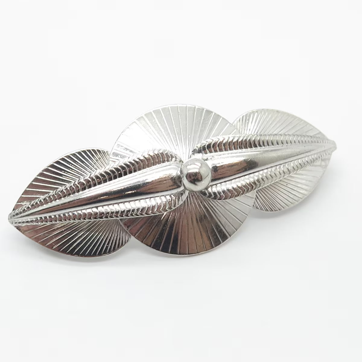 925 Sterling Silver Vintage Carl Art Modernist Pin Brooch