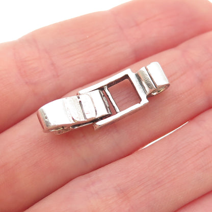 925 Sterling Silver Vintage Mexico Bracelet / Necklace Lock Clasp