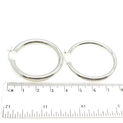 925 Sterling Silver Hoop Earrings