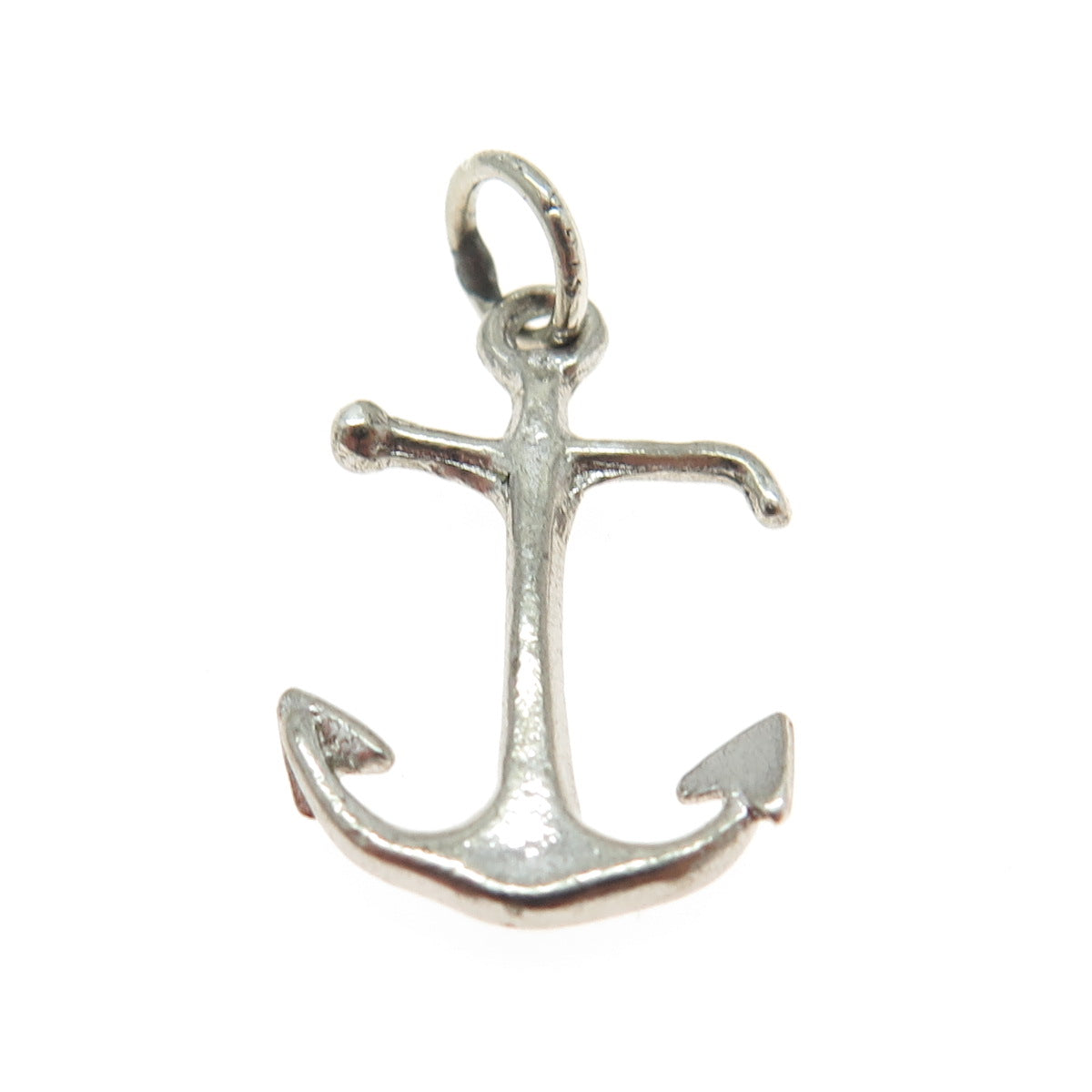 925 Sterling Silver Vintage Anchor 3D Pendant