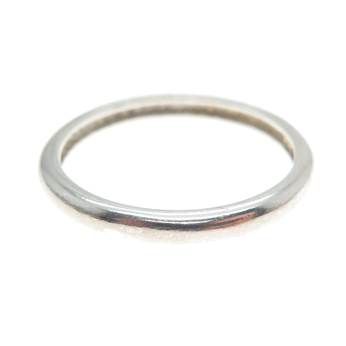 925 Sterling Silver Vintage UTC Classic Wedding Band Ring Size 10.25