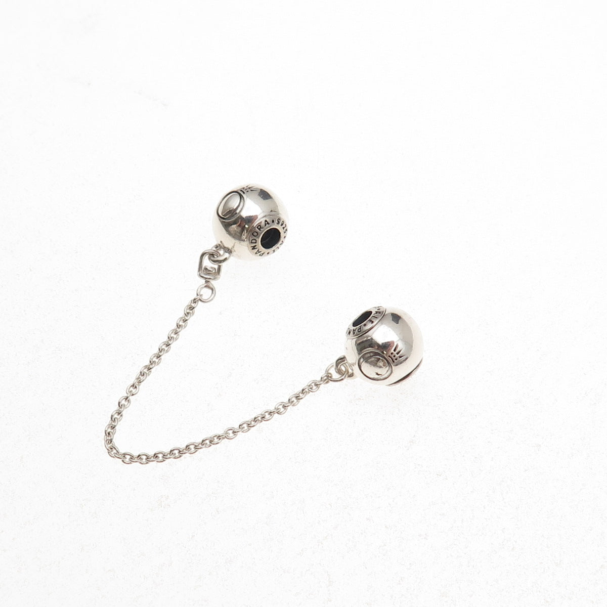 Pandora 925 Sterling Silver Moments Safety Chain