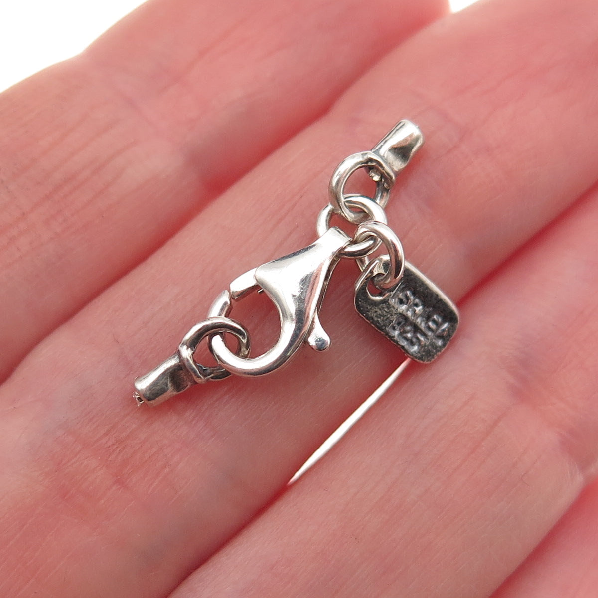 Didae 925 Sterling Silver Vintage Israel Lobster Lock Bracelet / Necklace Ends