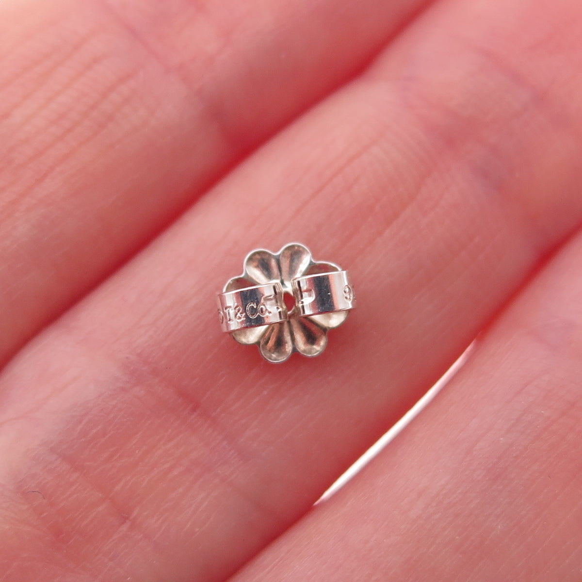 Tiffany & Co. 925 Sterling Silver Vintage HardWear 8mm Ball Stud Earrings