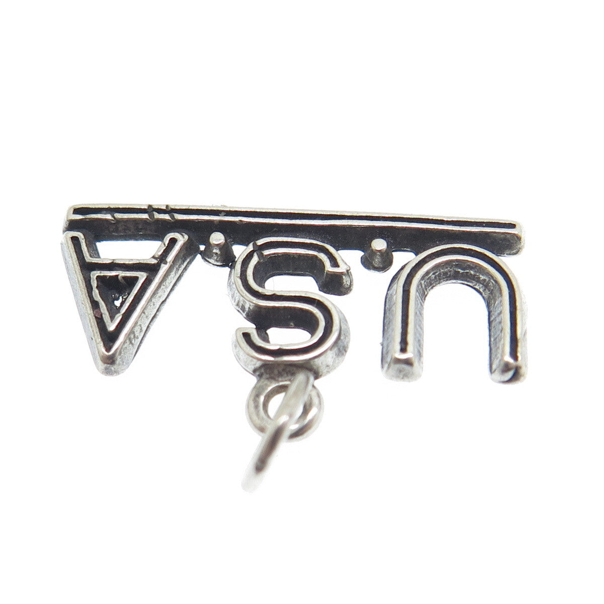 SUN WEST 925 Sterling Silver Vintage USA Charm Pendant