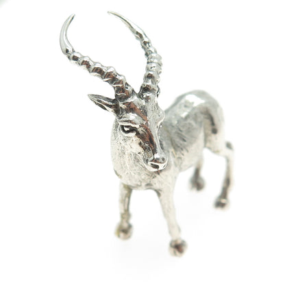 925 Sterling Silver Vintage Italy Impala Table Figurine