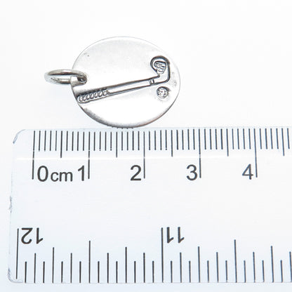BRIGHTON 925 Sterling Silver Vintage Golf Club Oxidized Charm Pendant