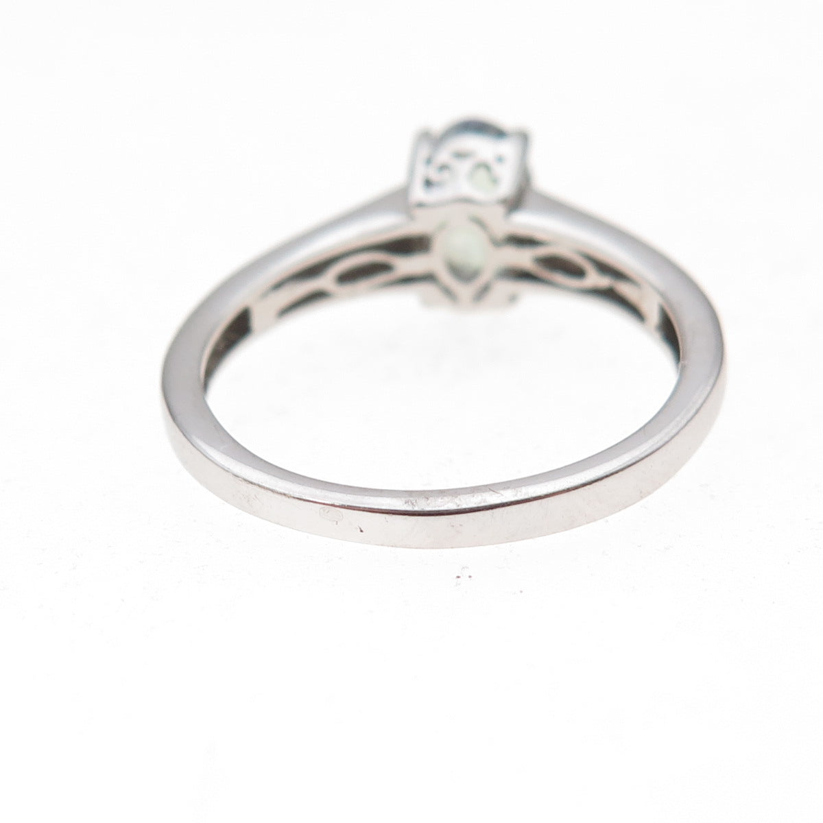 Chuck Clemency 925 Sterling Silver Real Oval-Cut Iolite Ring Size 8