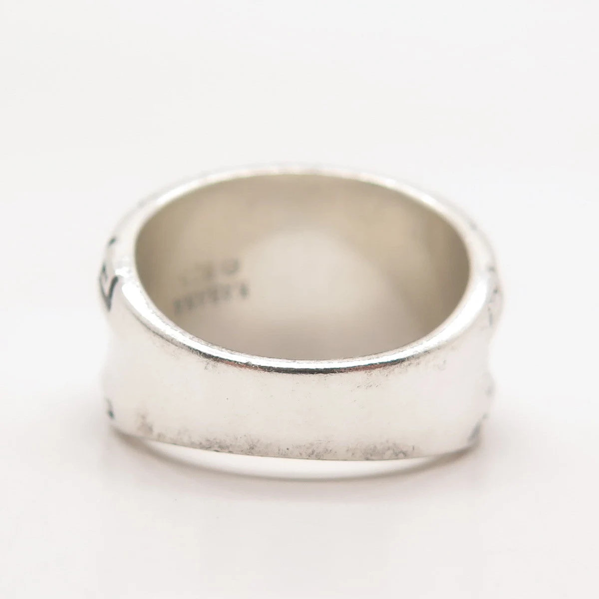 925 Sterling Silver Vintage Kabana Greek Maze Ring Size 6.25