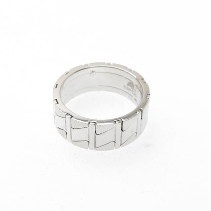 NEOS 925 Sterling Silver Textured Zig Zag Band Ring Size 7.75
