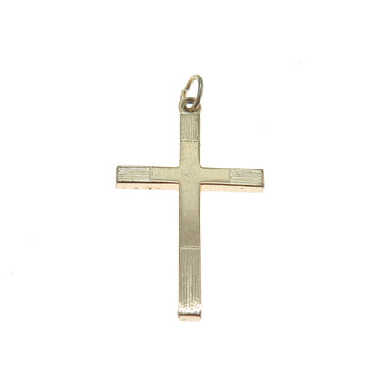 1/20 12K Gold Filled Antique Cross Engraved Pendant