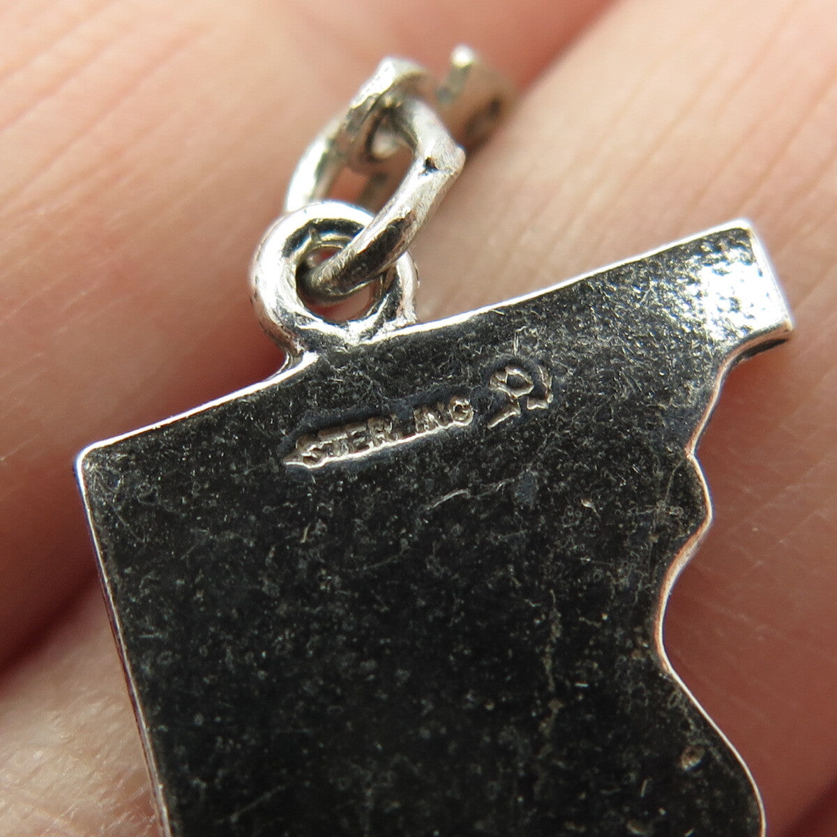 925 Sterling Silver Vintage Ocean City Maryland Charm Pendant