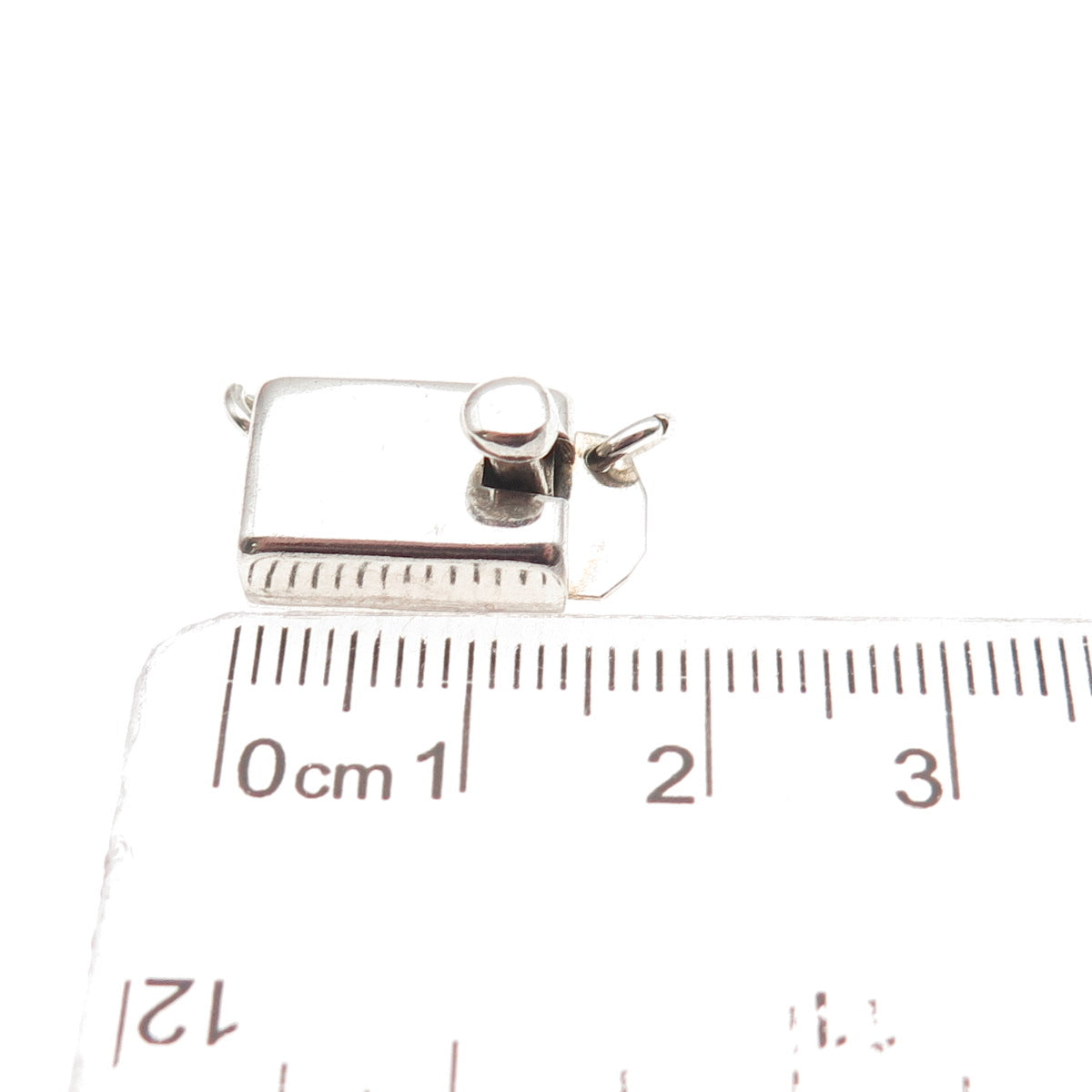 J. Gomes 925 Sterling Silver Vintage Mexico Bracelet / Necklace Box Lock Clasp