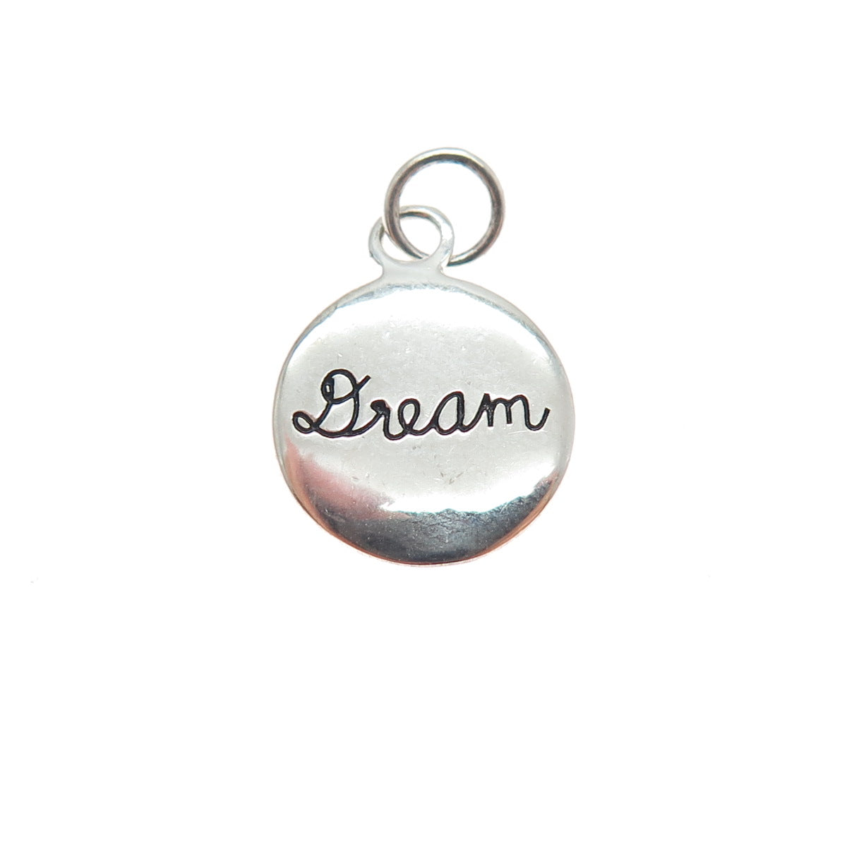 925 Sterling Silver Vintage Dream Minimalist Charm Pendant