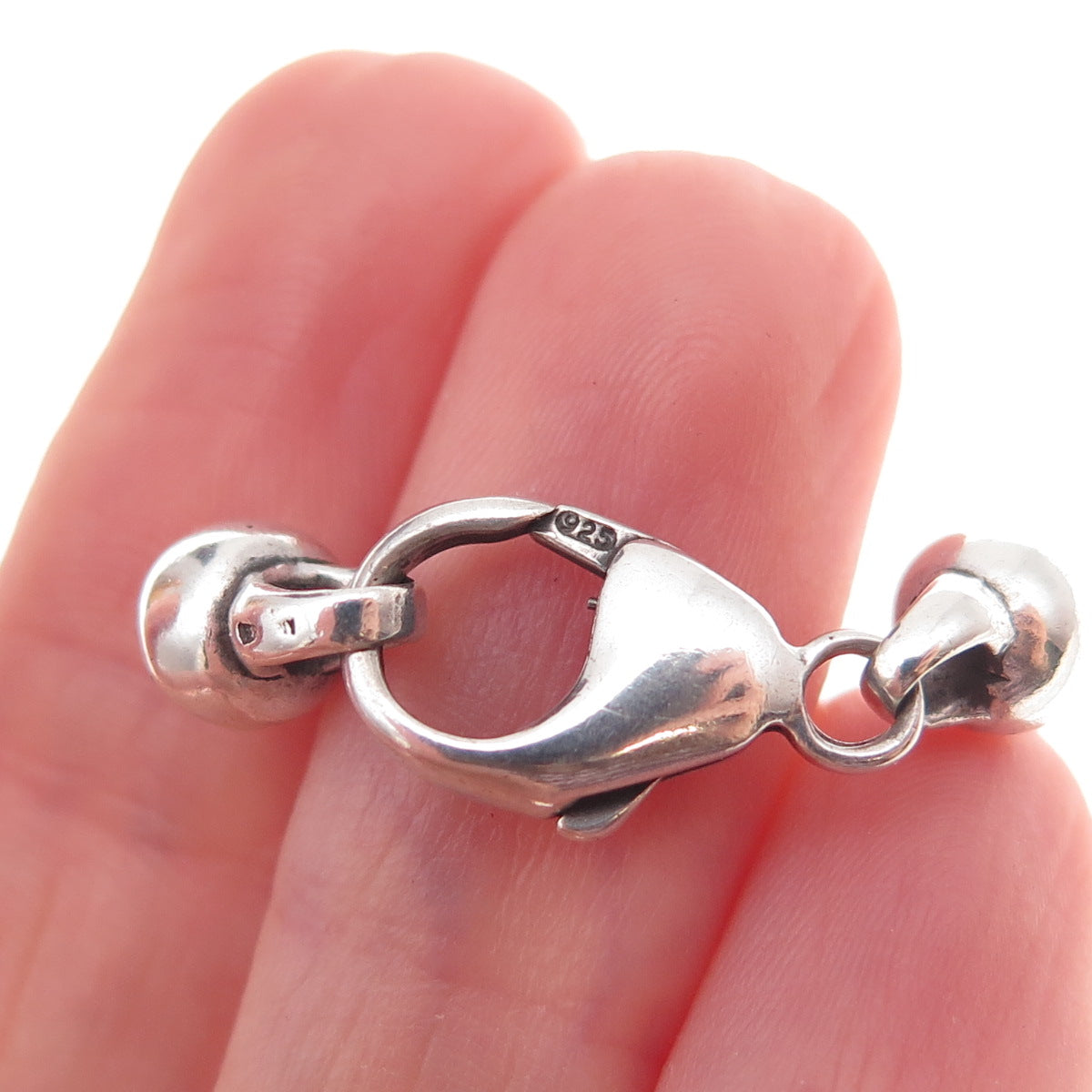 Ted Ott 925 Sterling Silver Vintage Bracelet / Necklace Lobster Lock Clasp