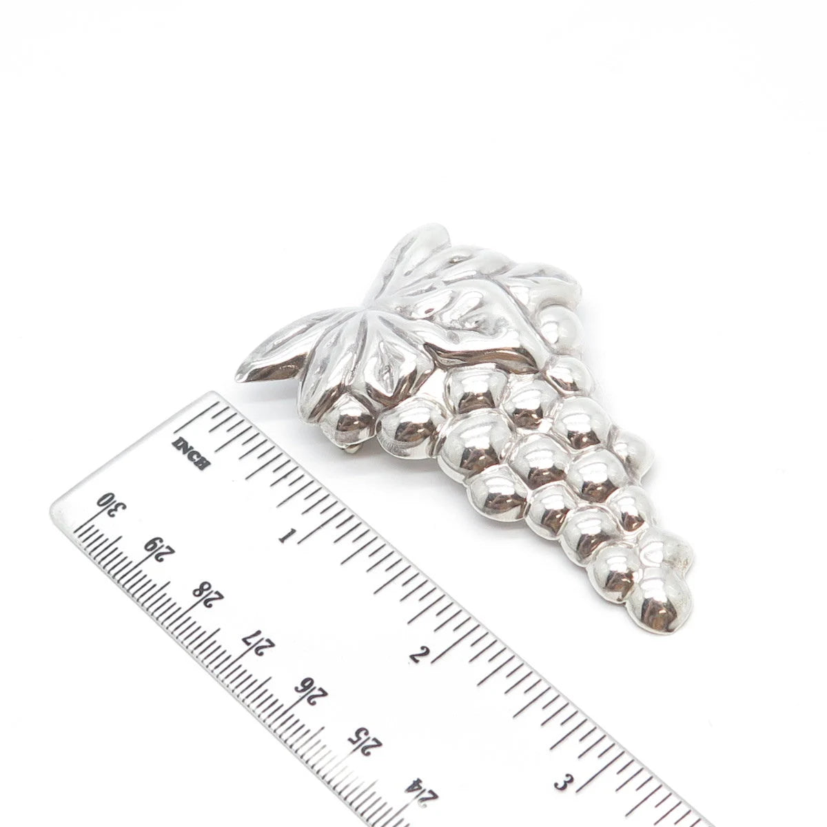 925 Sterling Silver Vintage Mexico Grapes Pin Brooch
