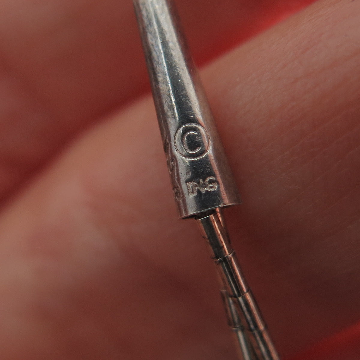 CAROLYN POLLACK Sterling Vintage Southwestern Lapis Gem Oxidized Necklace 22-24"