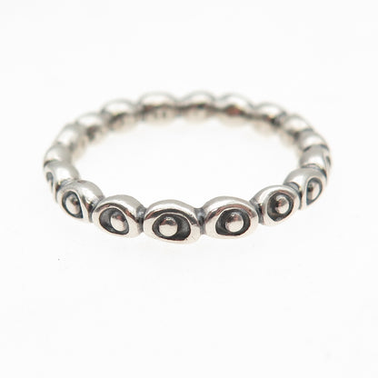 PANDORA 925 Sterling Silver Celebration Band Ring Size 7.5