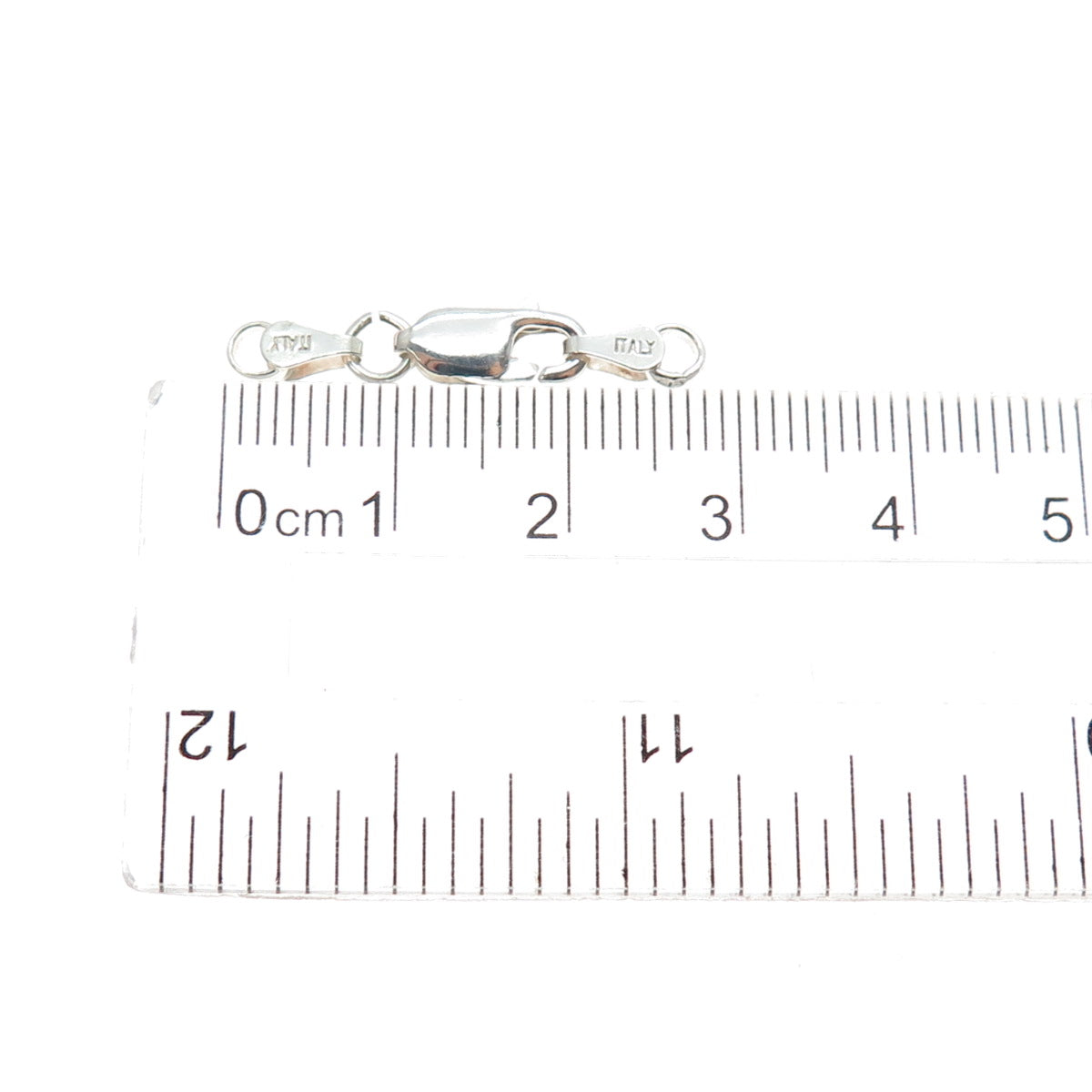 925 Sterling Silver Vintage Italy Bracelet / Necklace Lobster Lock Clasp