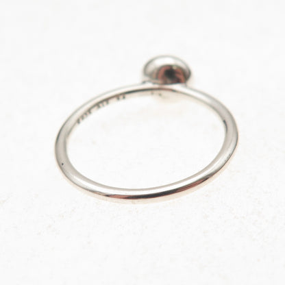 Pandora 925 Sterling Silver Real Opalite Poetic Droplet Ring Size 7