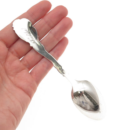 Shepard 925 Sterling Silver Antique Art Deco Missouri State Coffee Spoon