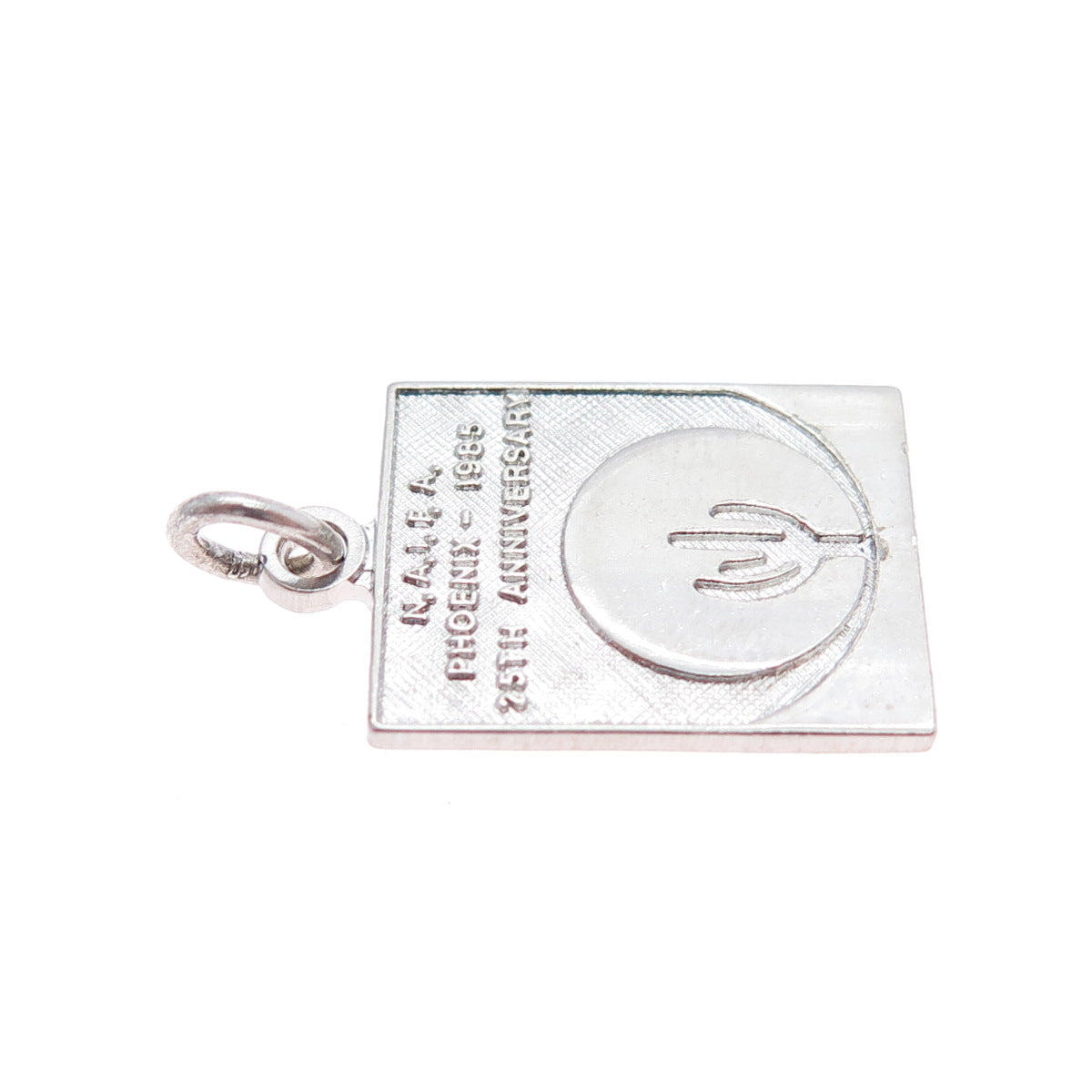 925 Sterling Silver Vintage 1985 NAIFA Phoenix 25th Anniversary Charm Pendant