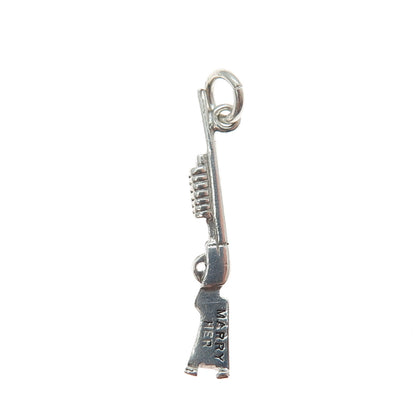 925 Sterling Silver Vintage Marry Her Weapon Charm Pendant