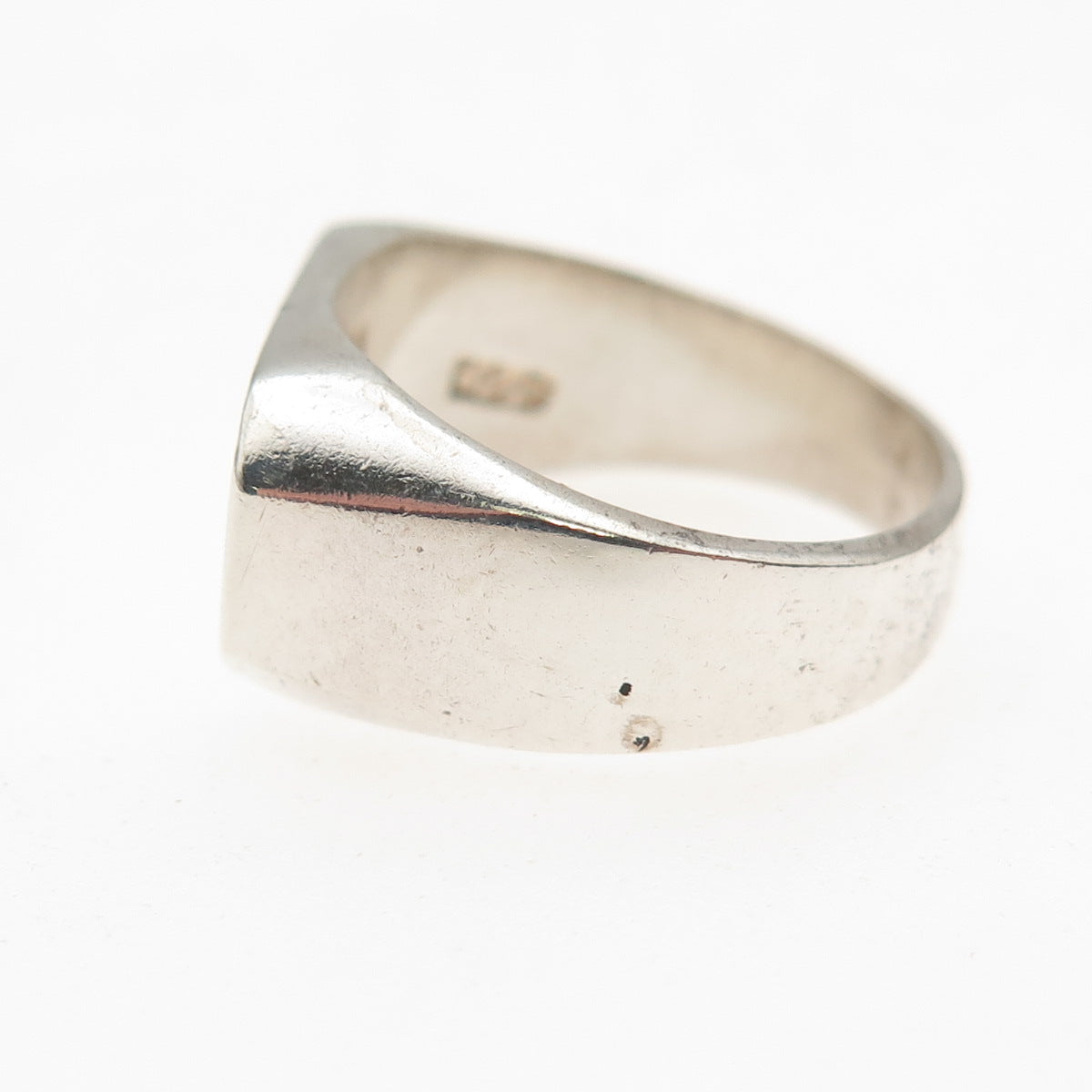 925 Sterling Silver Vintage Signet Ring Size 5.25