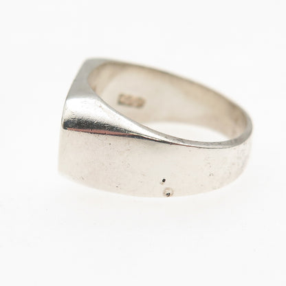 925 Sterling Silver Vintage Signet Ring Size 5.25