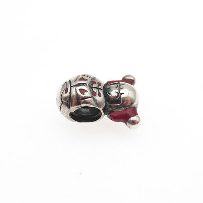 Chamilia Sterling Silver Enamel Nozomi Collection Yorokobi Slide Bead Charm