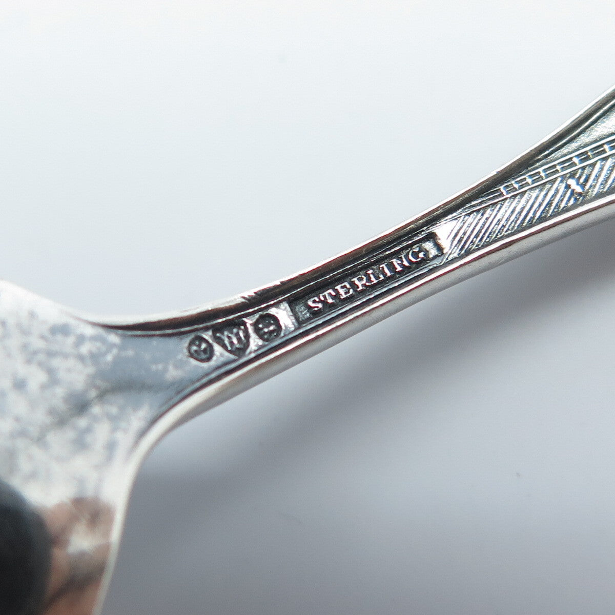 WATSON 925 Sterling Silver Antique Art Deco Atlantic City States & Cities Spoon