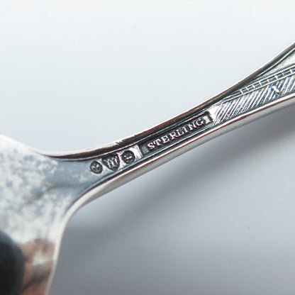 WATSON 925 Sterling Silver Antique Art Deco Atlantic City States & Cities Spoon