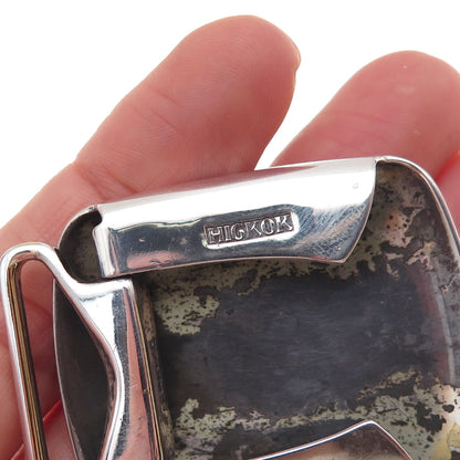 Hickok 925 Sterling Silver Antique Art Deco Letter B Initial Belt Buckle