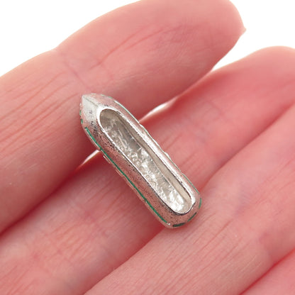 JEZLAINE 925 Sterling Silver Vintage Enamel Cruise Ship 3D Mini Charm Pendant
