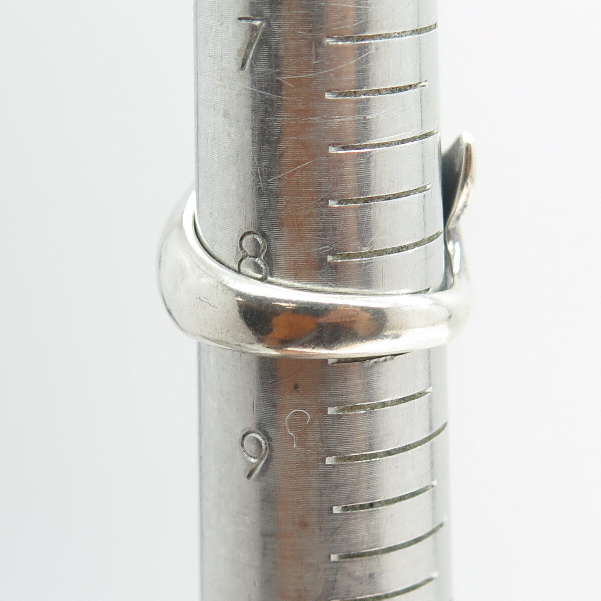 925 Sterling Silver Vintage Friendly Dolphin Adjustable Ring Size 8.5