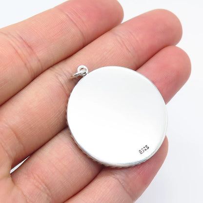 830S Silver Vintage Mainland Charm Pendant
