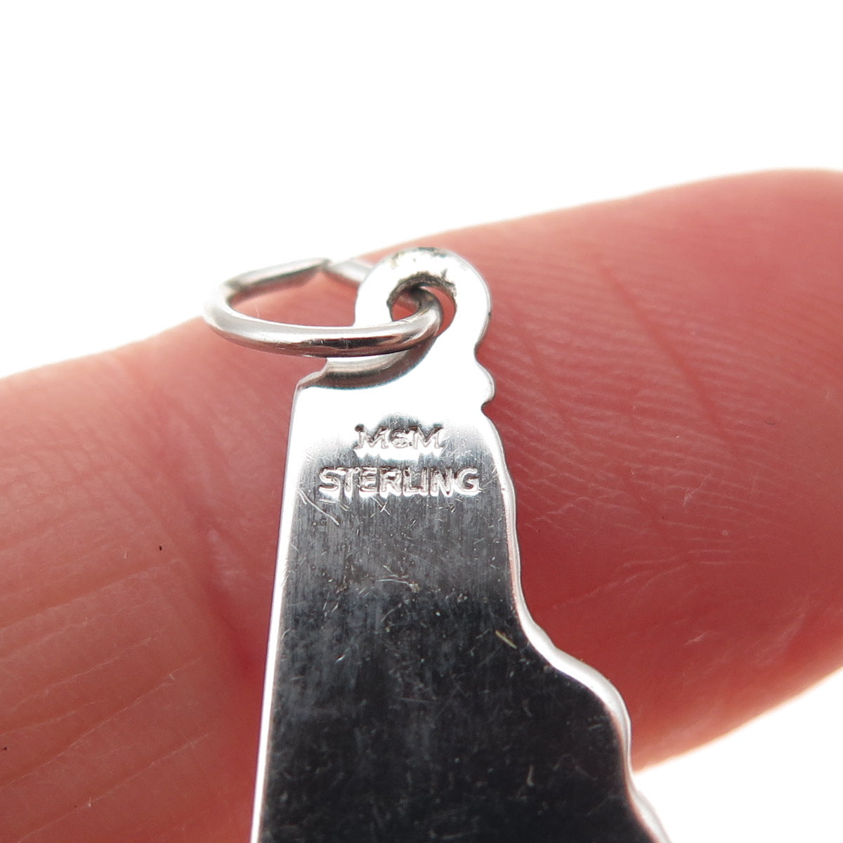 Mark Mercy 925 Sterling Silver Vintage New Hampshire Charm Pendant