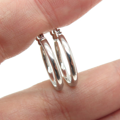 925 Sterling Silver Hoop Earrings