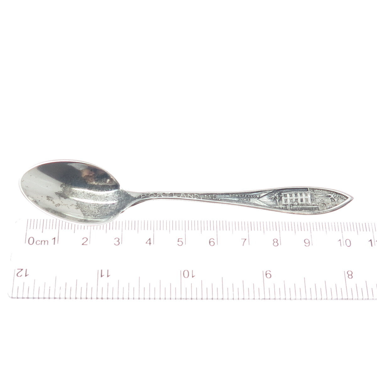 925 Sterling Silver Antique Art Deco Longfellow Home Portland ME Tea Spoon