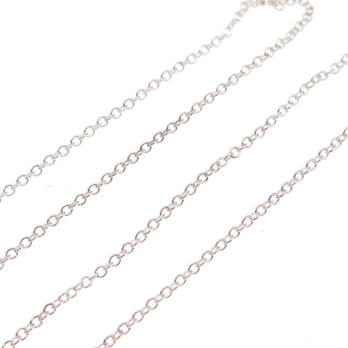 925 Sterling Silver Italy Cable Chain Necklace 18"