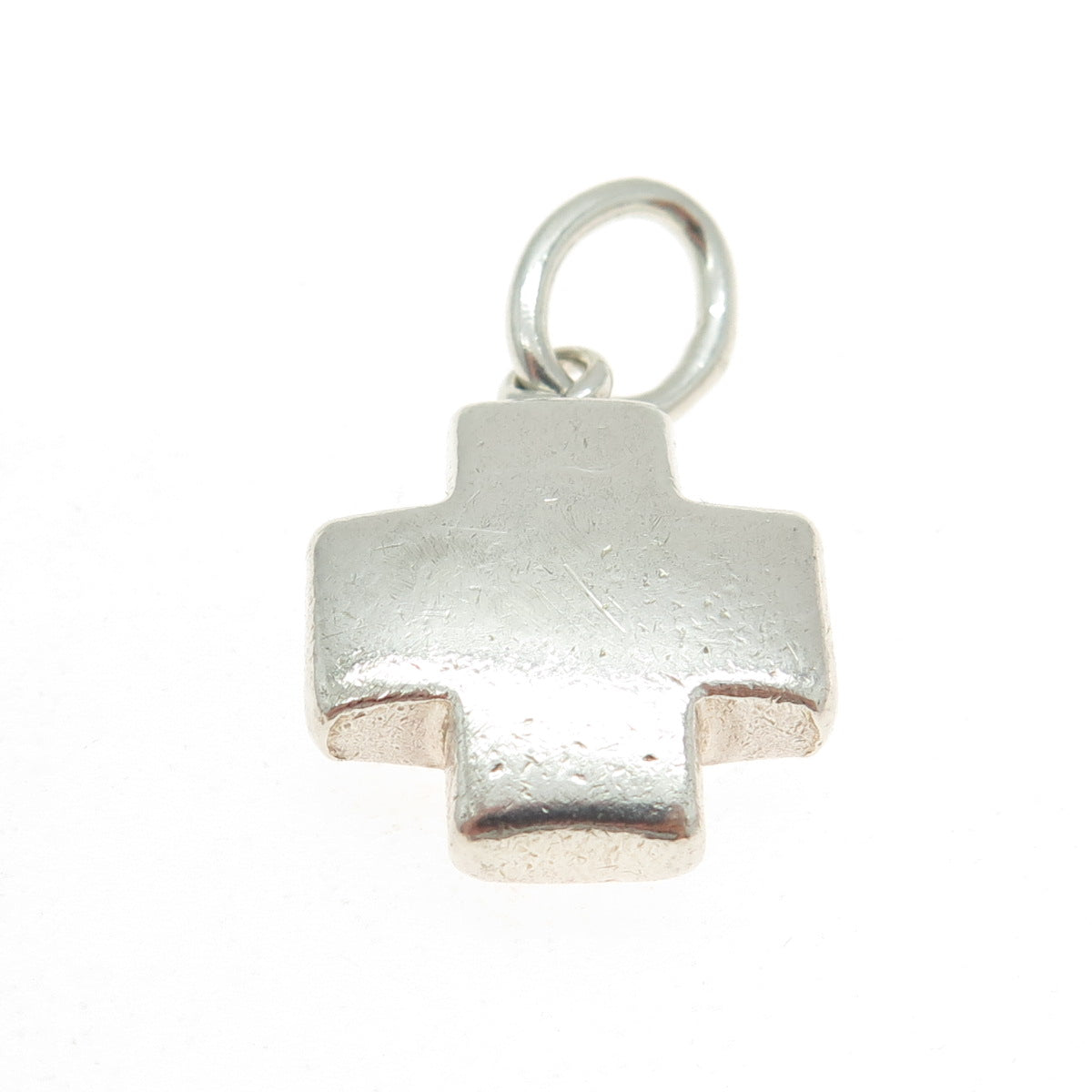 925 Sterling Silver Vintage Cross Charm Pendant