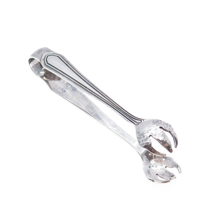 MOUNT VERNON 925 Sterling Silver Antique 1911 Sulgrave Sugar Tongs