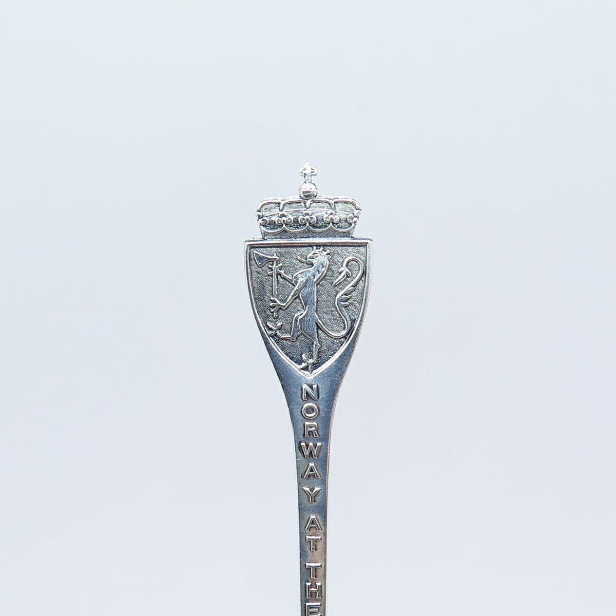 925S Sterling Silver Vintage Norway Th Marthinsen Coat of Arms Spoon