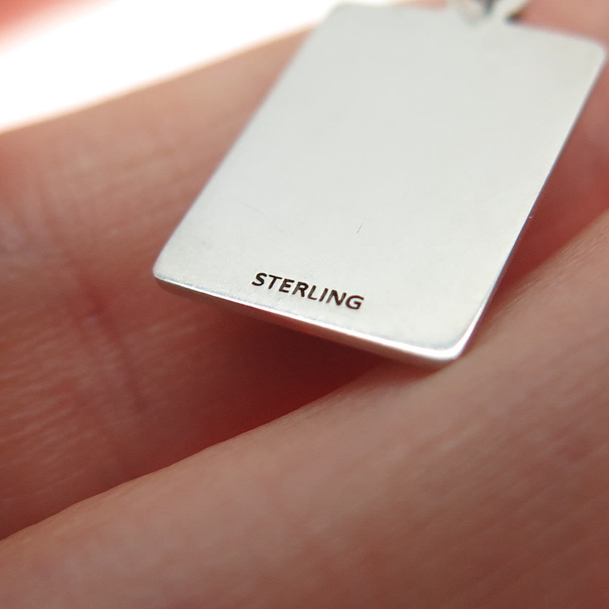 925 Sterling Silver Red Enamel Who Deserves My Heart Minimalist Charm Pendant