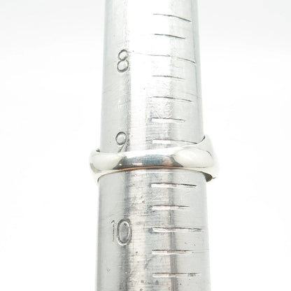 925 Sterling Silver Vintage Shiny 2 Playing Dolphins Cocktail Ring Size 9.25