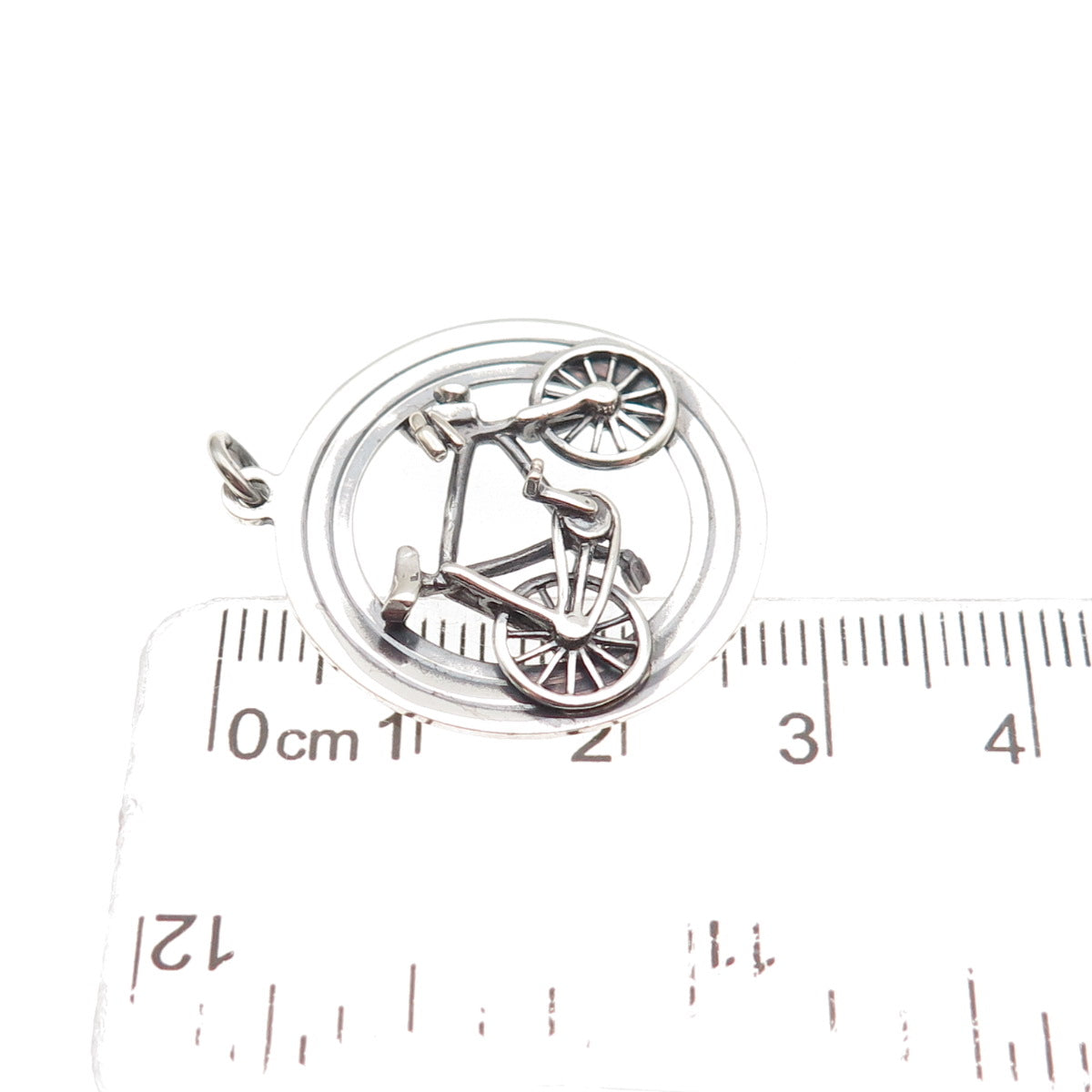 Payton Pepper & Sons 925 Sterling Silver Vintage 1964 Birmingham Bicycle Pendant